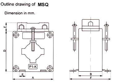 MSQ Current Transformer MSQ-series